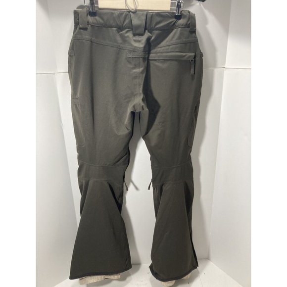 686 Six Eighty Six Womens Snow Pants Size M Olive - Picture 2 of 5